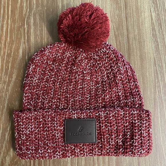 Poshmark Chunky-Knit Pom Beanie Poshfixings PFF Posh Boss Ambassador - Picture 1 of 3